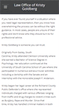 Mobile Screenshot of kristygoldberglaw.com